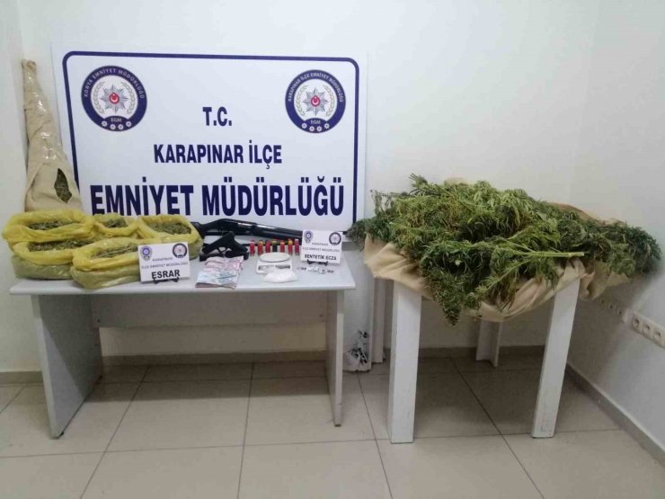 Konya’da uyuşturucu tacirlerine operasyon