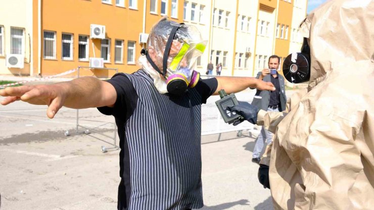 Tatbikat gerçeğini aratmadı
