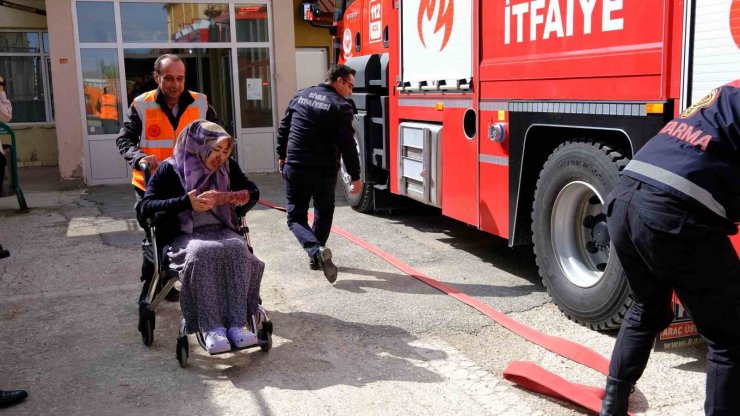 Tatbikat gerçeğini aratmadı