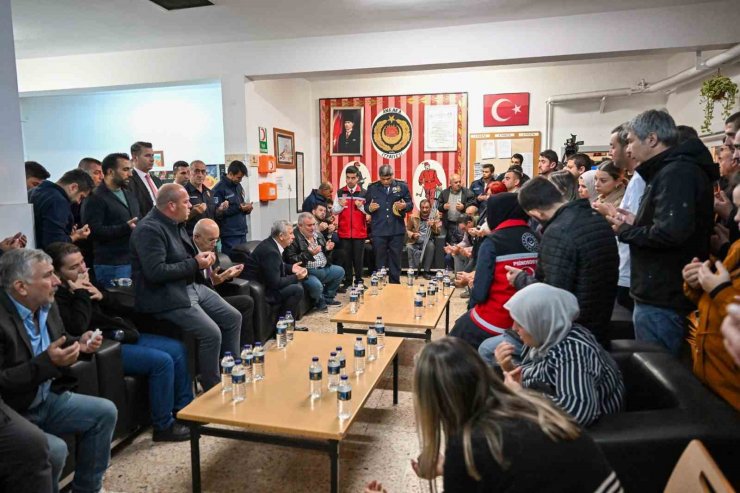 Ankara’da yangında şehit olan itfaiye eri için resmi cenaze töreni düzenlendi