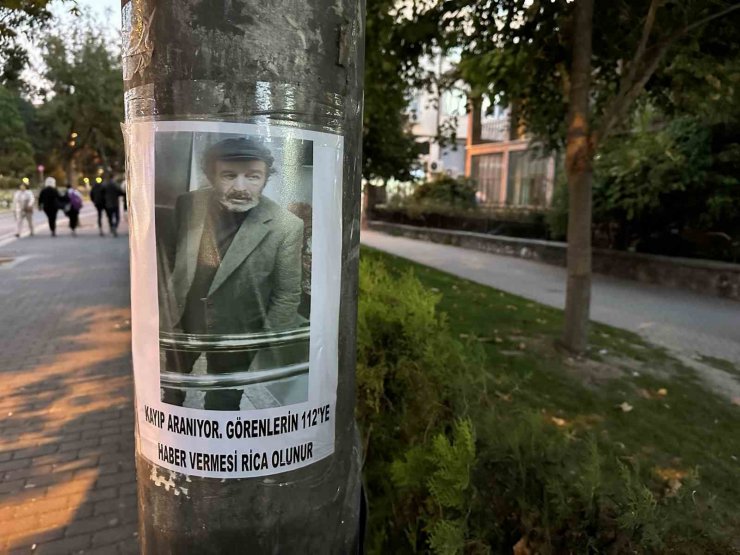 Günlerdir haber alınamayan vatandaş için ilan asılıyor