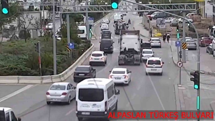 Kırıkkale’de trafik kazaları kamerada