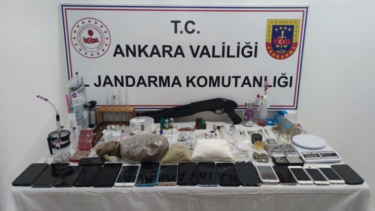 Başkent’te uyuşturucu operasyonu: 28 gözaltı