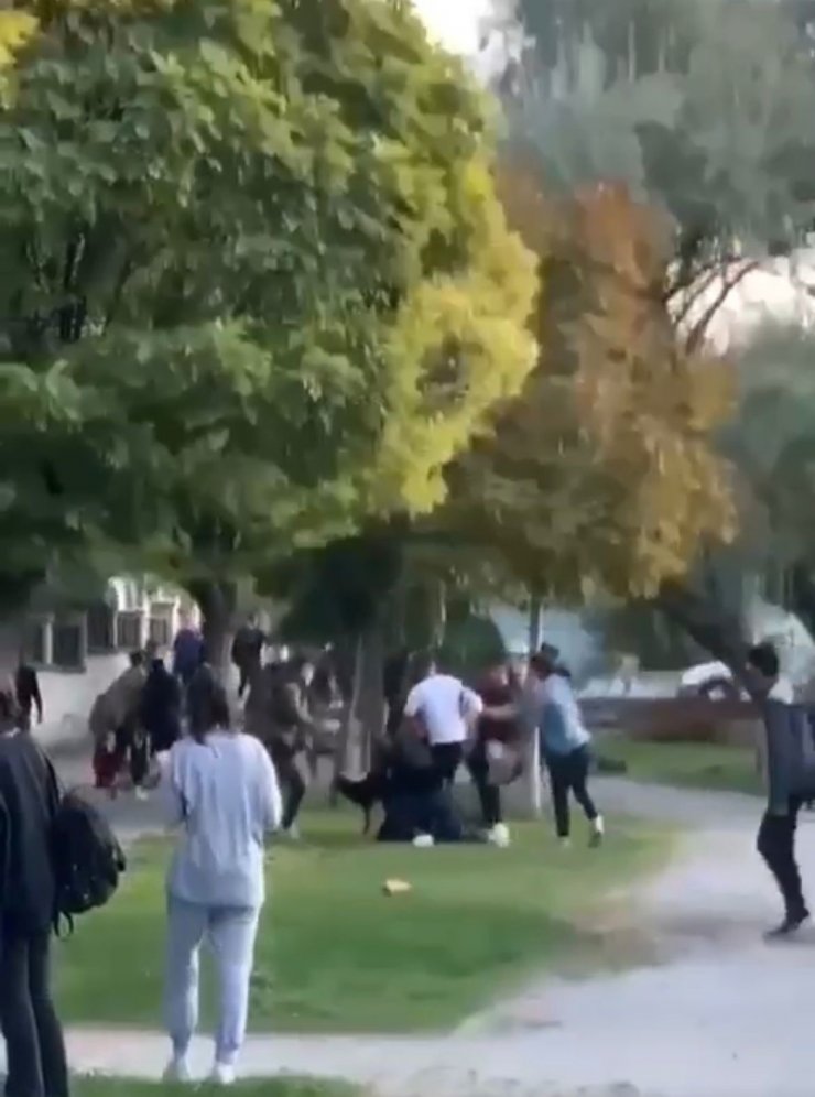 Öğrenciler saç baş birbirine girdi
