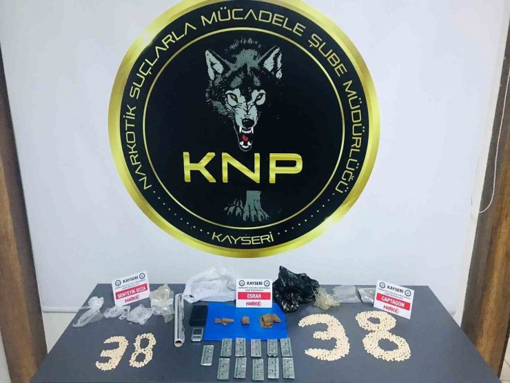 Narkotik ekipleri Kayseri’de uyuşturucuya geçit vermiyor