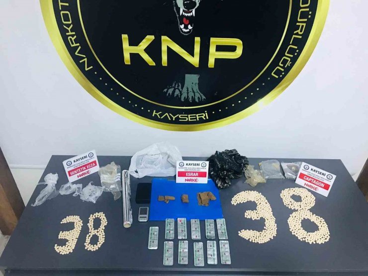Narkotik ekipleri Kayseri’de uyuşturucuya geçit vermiyor