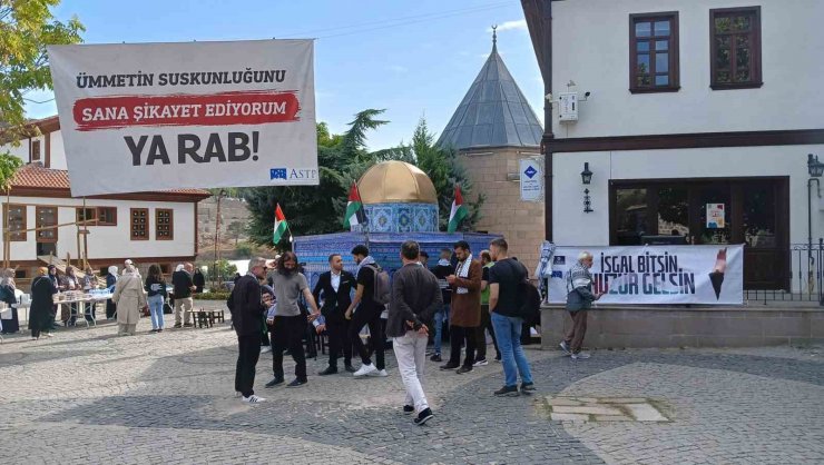 Başkent’te Filistin’e yardım sergisi