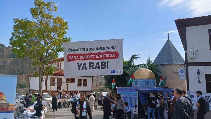 Başkent’te Filistin’e yardım sergisi