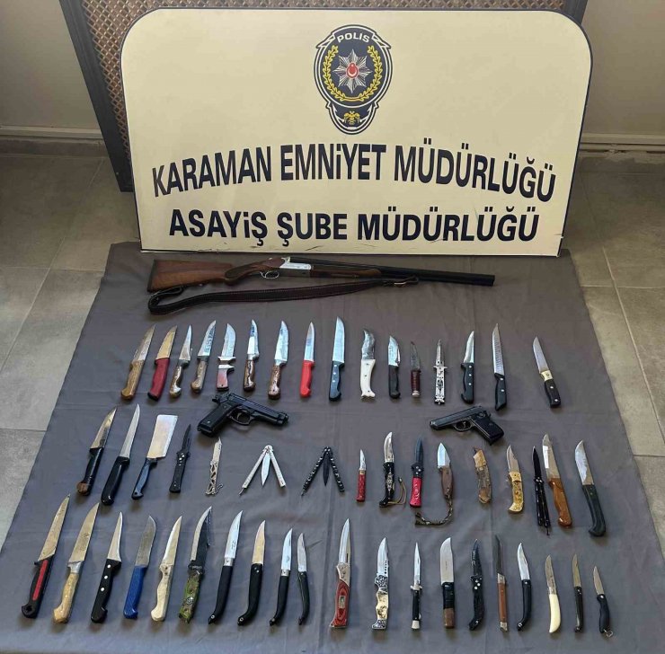 Karaman’da aranan 21 kişi yakalandı