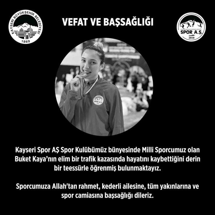 Milli sporcunun kahreden ölümü