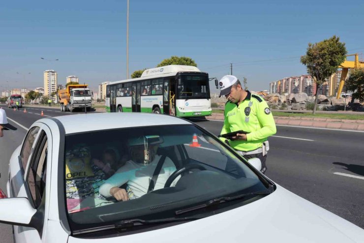 Kayseri’de trafik kazalarını önlemek için denetimler artırıldı