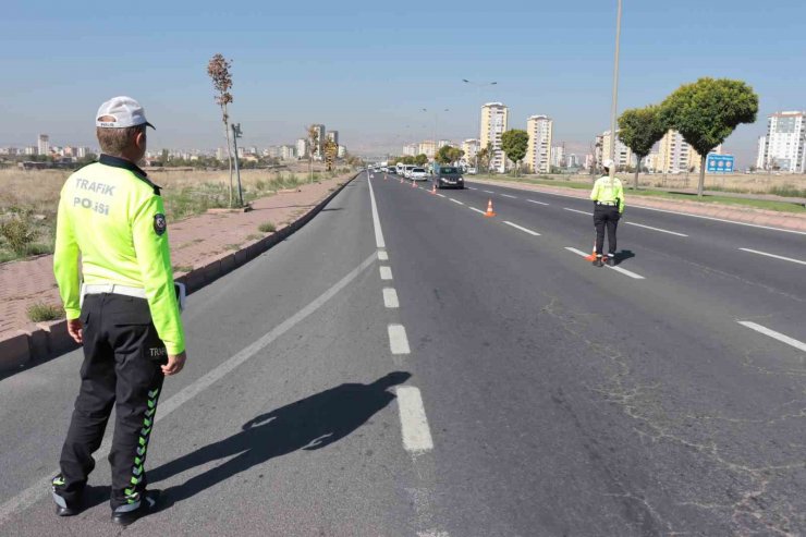 Kayseri’de trafik kazalarını önlemek için denetimler artırıldı