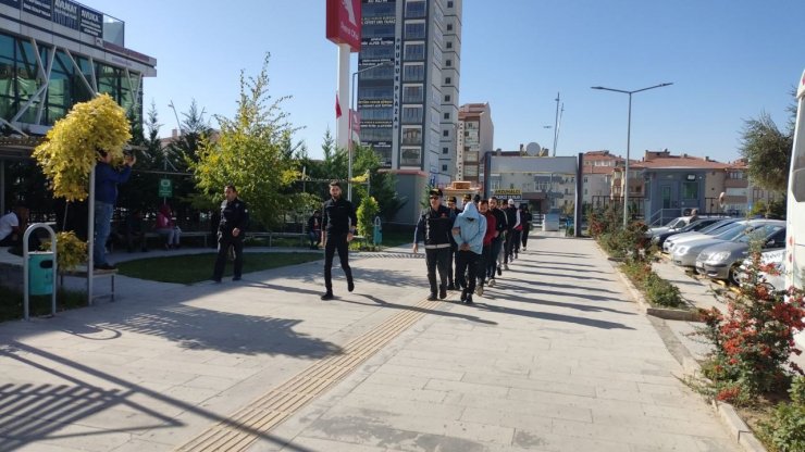Niğde’de uyuşturucu operasyonu: 28 gözaltı