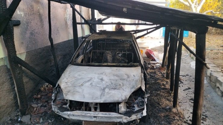 İmamın aracını kundakladı, cami ve lojman da zarar gördü