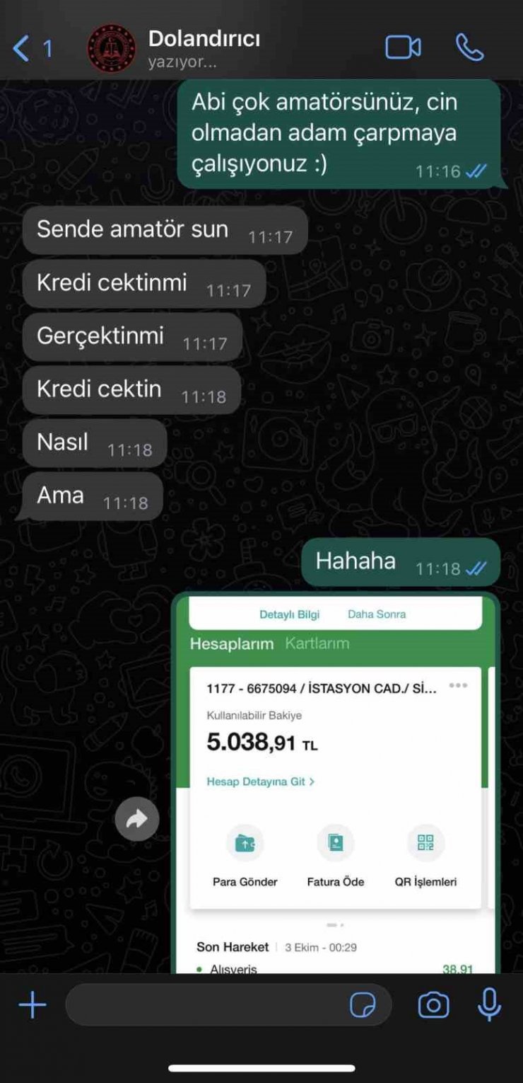 Telefon dolandırıcısına unutamayacağı bir ders verdi