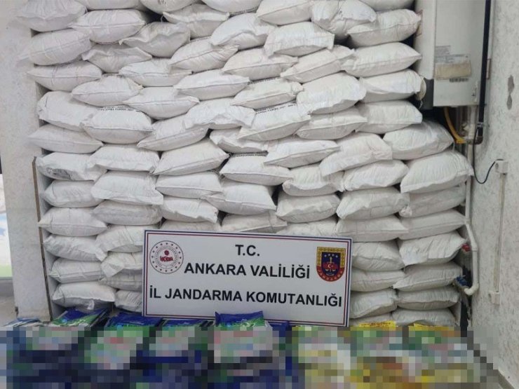 Başkent’te 50 milyon liralık sahte deterjan ele geçirildi