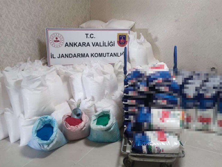 Başkent’te 50 milyon liralık sahte deterjan ele geçirildi
