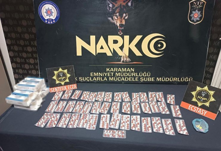 Karaman’da uyuşturucu ticaretinden 4 kişi tutuklandı