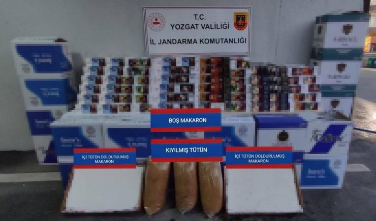 Yozgat’ta kaçakçılık operasyonu