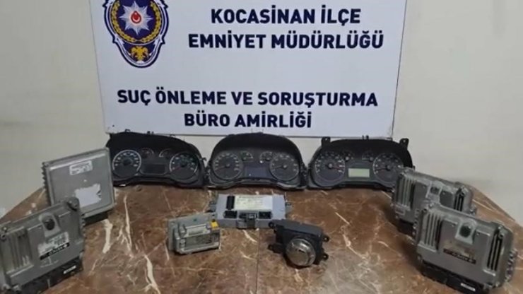 300 bin TL’lik oto malzemesi çalan hırsız tutuklandı