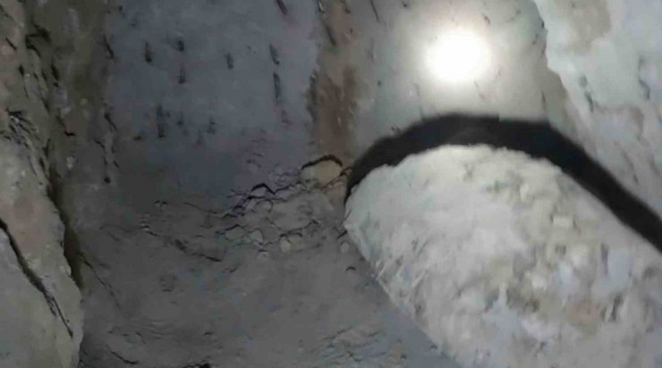 Define avcıları kazdıkları tünelde suçüstü yakalandı