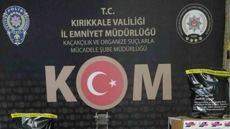 Kırıkkale’de kaçak ürün ticaretine 5 gözaltı