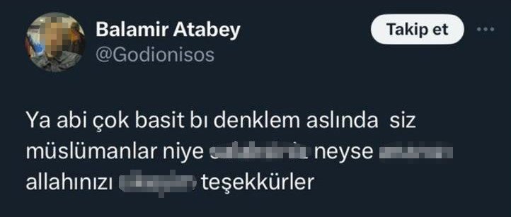 Filistinli bebeklere ve Cumhurbaşkanı’na hakaretten gözaltına alınan şahıs adliyeye sevk edildi