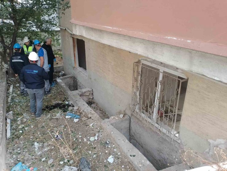 Başkentte doğal gaz patlaması: 1 yaralı