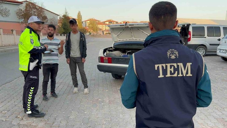 Aksaray polisinden dron ile şok uygulama
