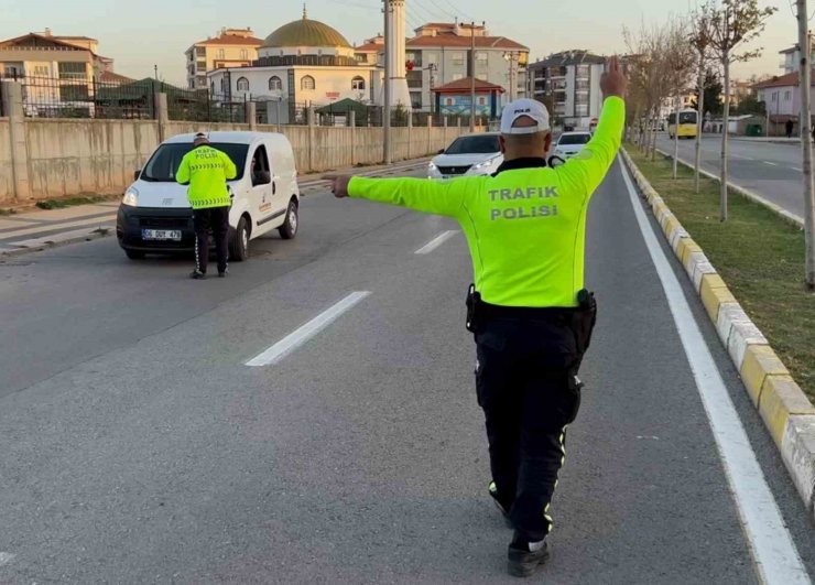 Aksaray polisinden dron ile şok uygulama