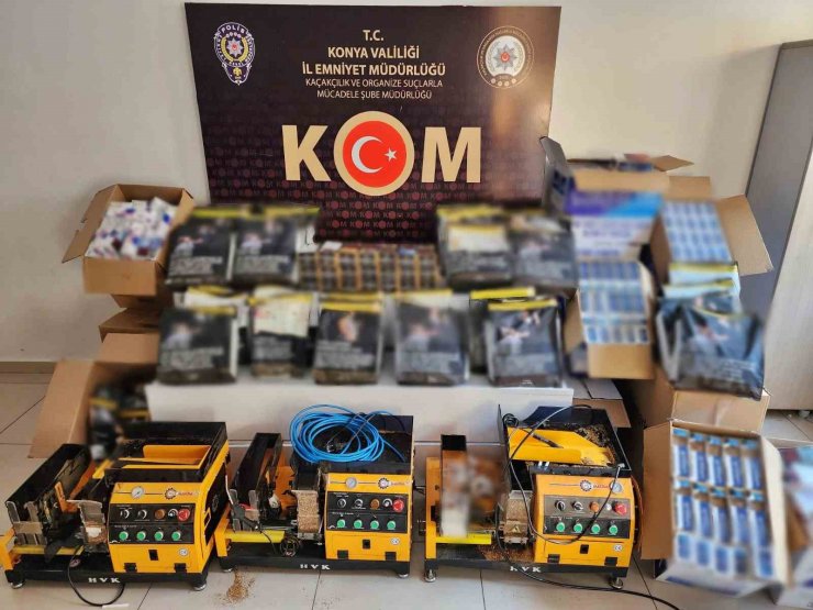 Konya’da kaçakçılara yönelik operasyon: 10 gözaltı