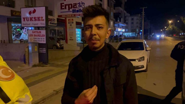 Drift atarken 2. kez alkollü yakalanan sürücüden, “2 bardak içtim” itirafı