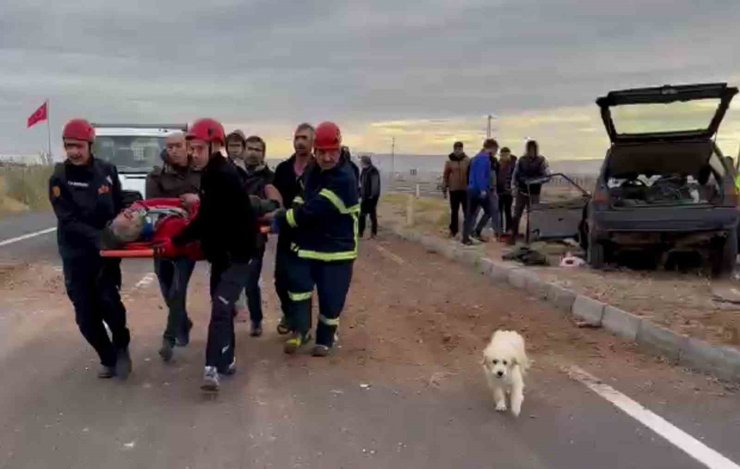 Takla atan otomobilin sürücüsü yaralandı, annesi hayatını kaybetti
