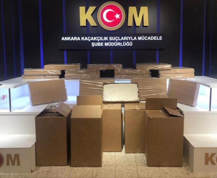 Ankara’da kaçak sigara ve makaron operasyonu: 454 bin 151 adet ürün ele geçirildi