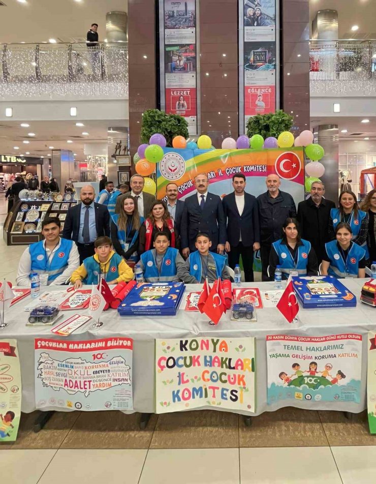 Konya’da "Çocuk Hakları Her Yerde" temalı farkındalık etkinliği düzenlendi