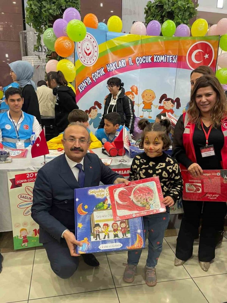 Konya’da "Çocuk Hakları Her Yerde" temalı farkındalık etkinliği düzenlendi