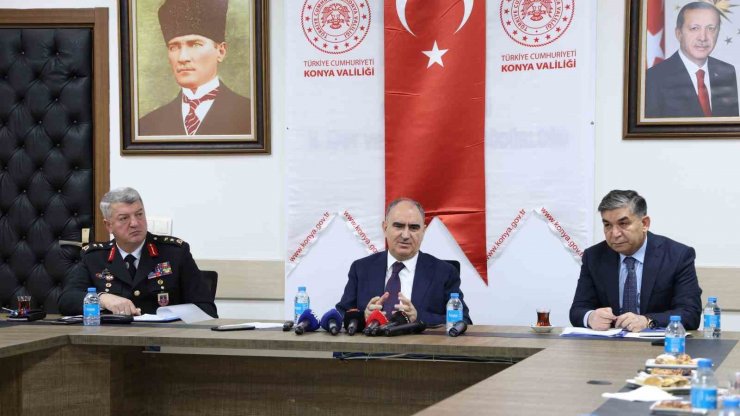 Vali Özkan: “Huzur şehri Konya için hep birlikte çalışıyoruz”