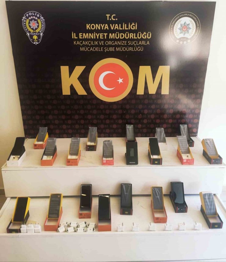 Konya Polisinden 3 milyon liralık kaçakçılık operasyonu