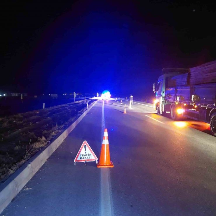 Otomobilin çarptığı yaya hayatını kaybetti