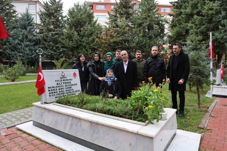 Konya’da şehit polis Ali Teke anısına lokma dağıtıldı