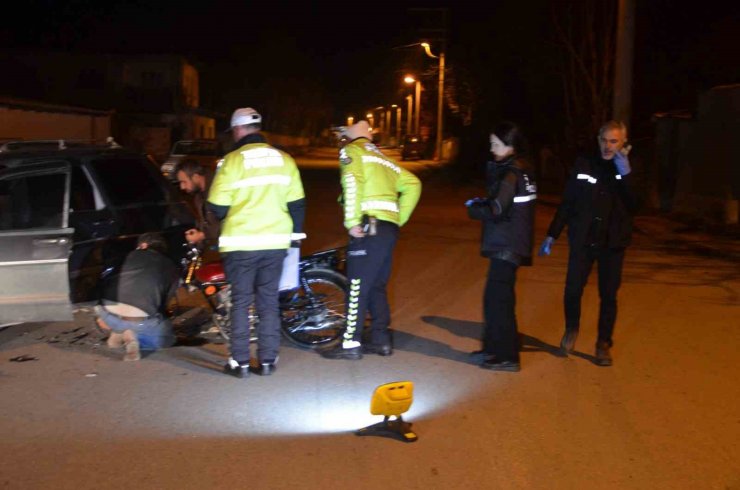 Konya’da otomobil ile motosiklet çarpıştı: 1 yaralı