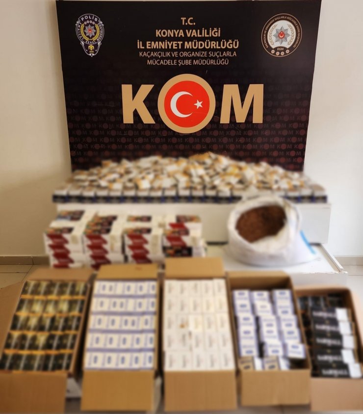 Konya’da kaçakçılık operasyonu: 10 gözaltı