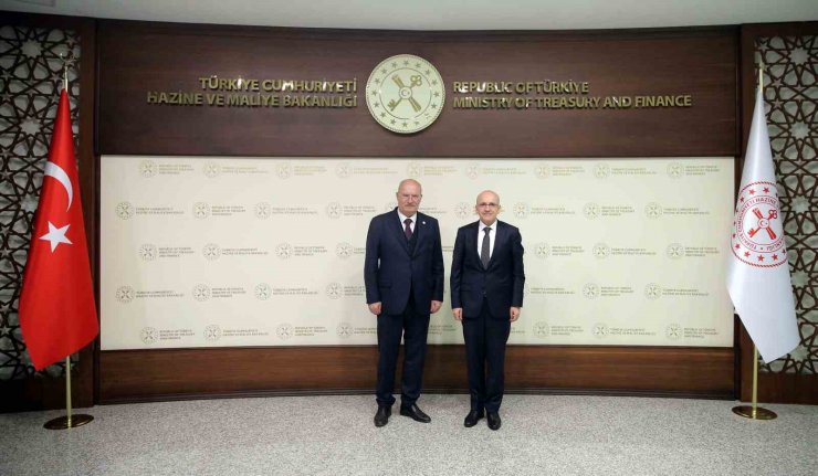 ATO Başkanı Baran, üyelerin problemlerini Bakan Şimşek’e iletti