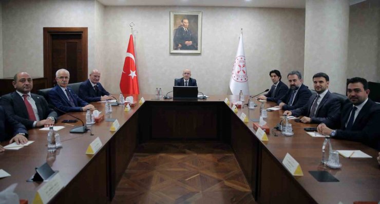 ATO Başkanı Baran, üyelerin problemlerini Bakan Şimşek’e iletti