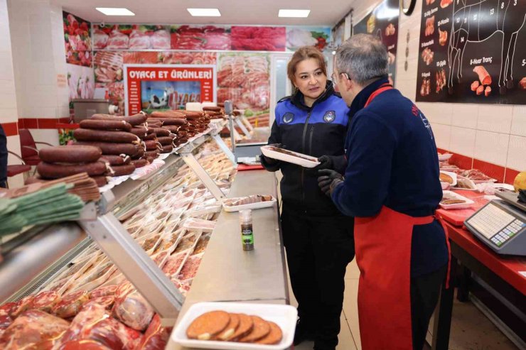 Gölbaşı’nda zabıta ekiplerinden yılbaşı öncesi denetim